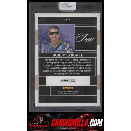2025 Panini Turn Four #2 Bobby Labonte #/75