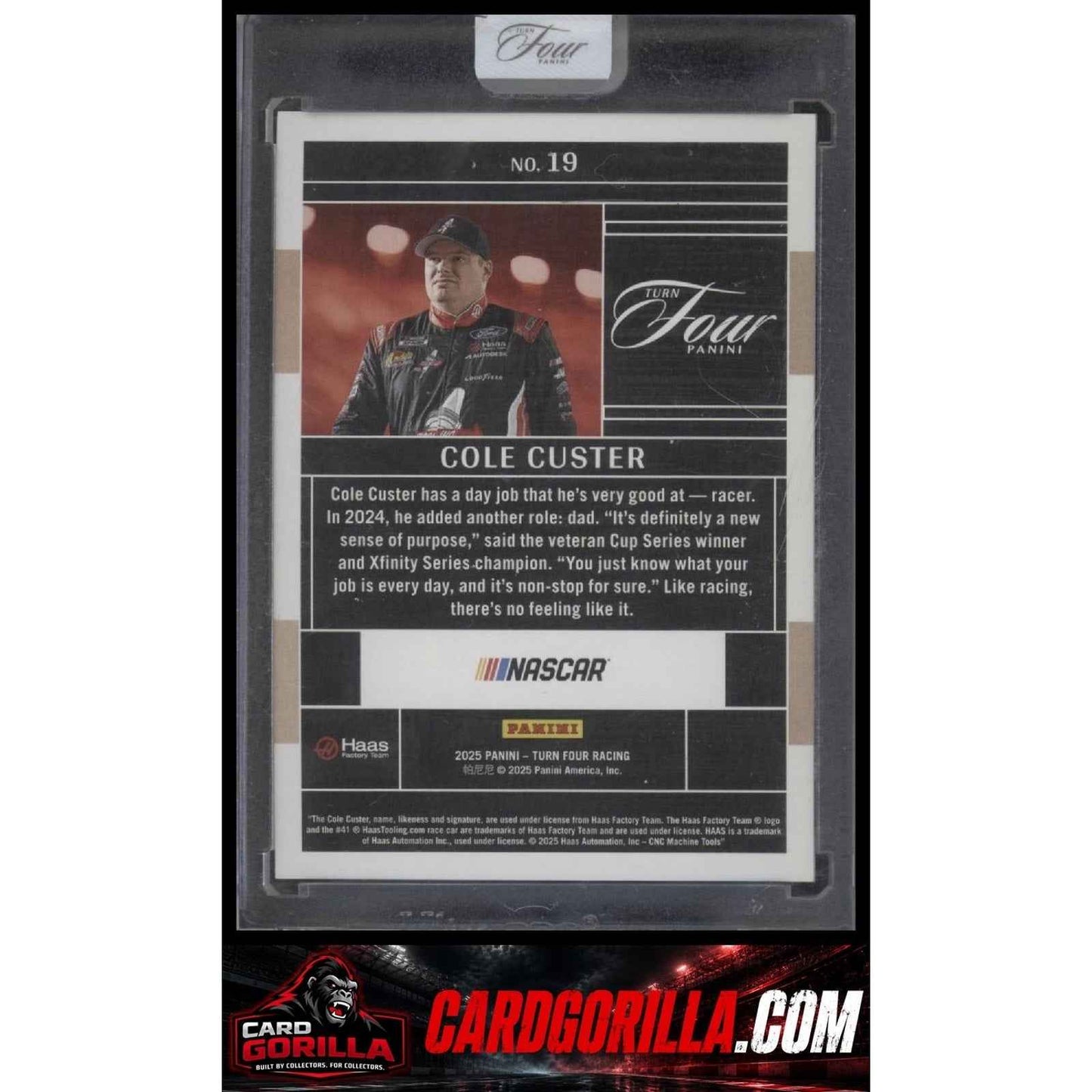 2025 Panini Turn Four #19 Cole Custer #/75