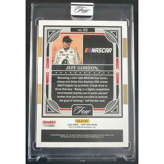2026 Panini Turn Four Racing Jeff Gordon #62 Holo Silver /49