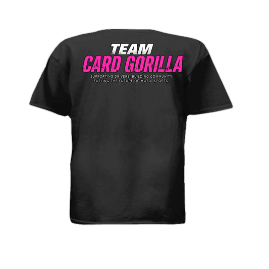 Ariana Jencik | Card Gorilla Youth T-Shirt – Pink Logo
