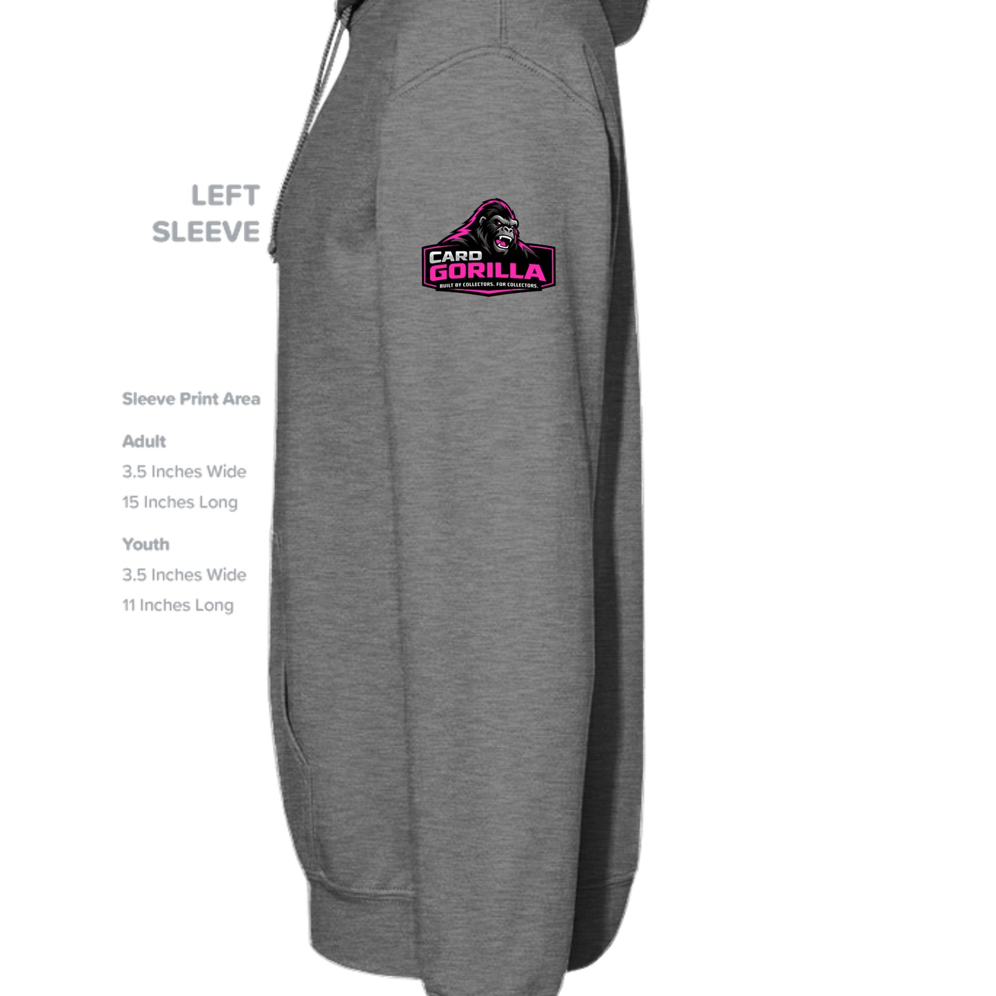 GRAPHITE HEATHER - G185 - SLEEVE_LEFT