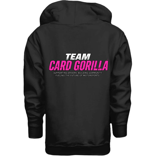 Ariana Jencik | Card Gorilla Youth Hoodie – Pink Logo