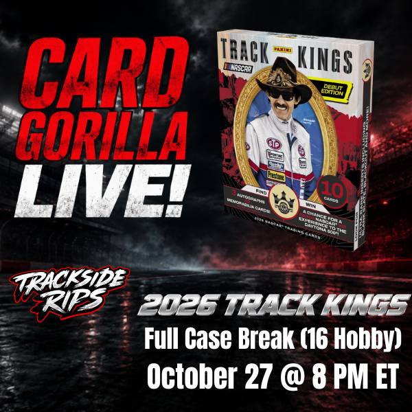 Trackside Rips 2026 Track Kings full case break — October 27 at 8 PM ET