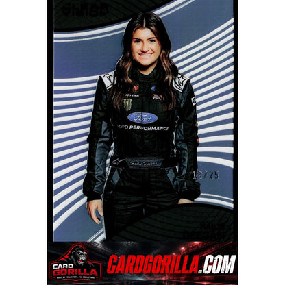2023 Panini Chronicles #2 Hailie Deegan Clear Vision Purple #/25