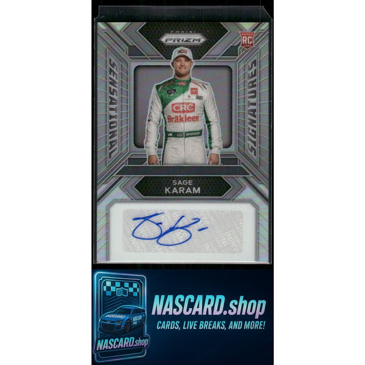 2024 Panini Prizm #SS-SKM Sage Karam Sensational Signatures