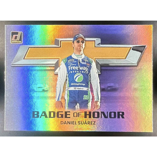 2024 Panini Donruss Daniel Suarez #12 Badge of Honor