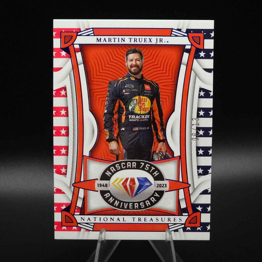 2023 National Treasures Diamond Anniversary Stars & Stripes Martin Truex Jr. /13 - NASCARD.shop