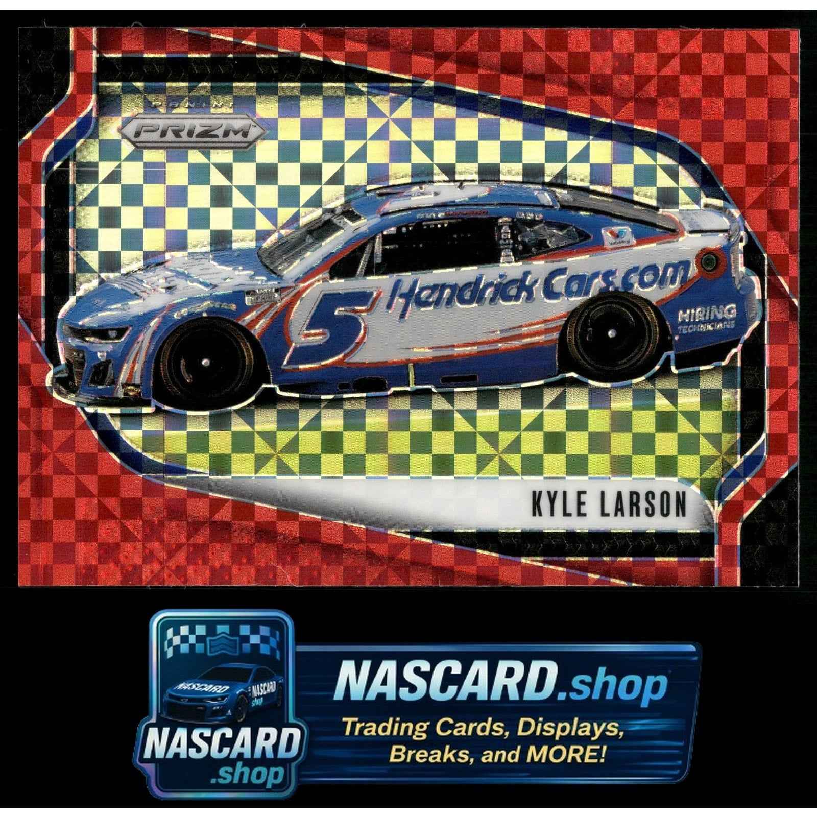 2025 Panini Prizm #106 Kyle Larson Red Power #/175