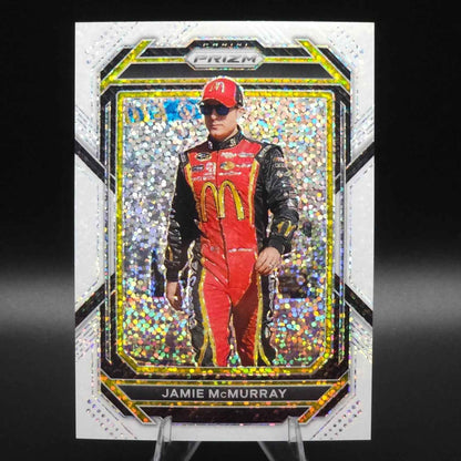 2023 Panini Prizm - Jamie McMurray #54 White Sparkle Prizm - NASCARD.shop
