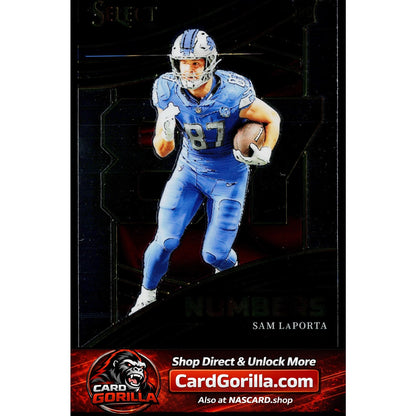 2023 Panini Select #NMB-SLA Sam LaPorta Numbers