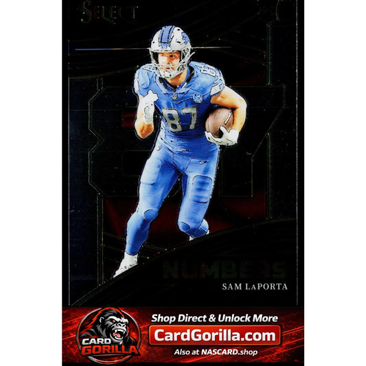 2023 Panini Select #NMB-SLA Sam LaPorta Numbers