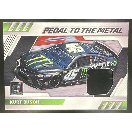 2026 Panini Donruss NASCAR Racing Kurt Busch #30 Pedal to the Metal Materials