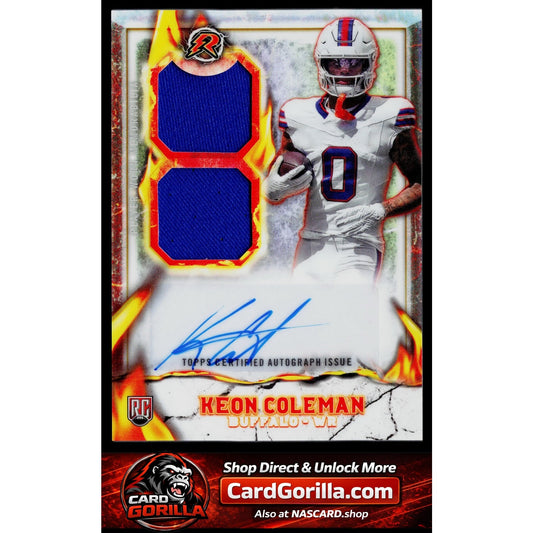 2024 Topps Resurgence #IPA-KC Keon Coleman Ignite Rookie Patch Autographs