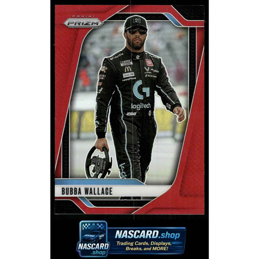 2025 Panini Prizm #19 Bubba Wallace Red #/249