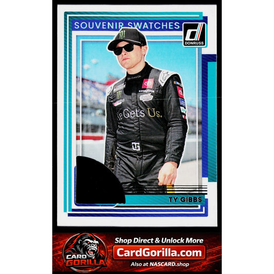 2025 Donruss #SV-TYG Ty Gibbs Souvenir Swatches