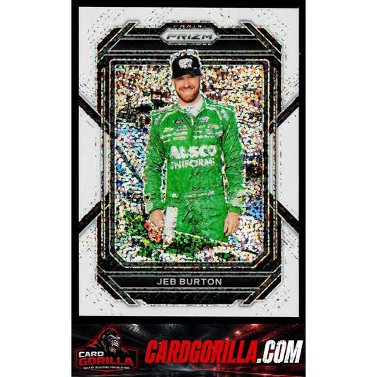 2023 Panini Prizm #81 Jeb Burton White Sparkle Prizm