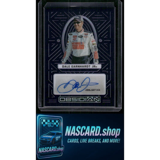 2023 Chronicles Obsidian Signatures Dale Earnhardt Jr Electric Etch Purple /49