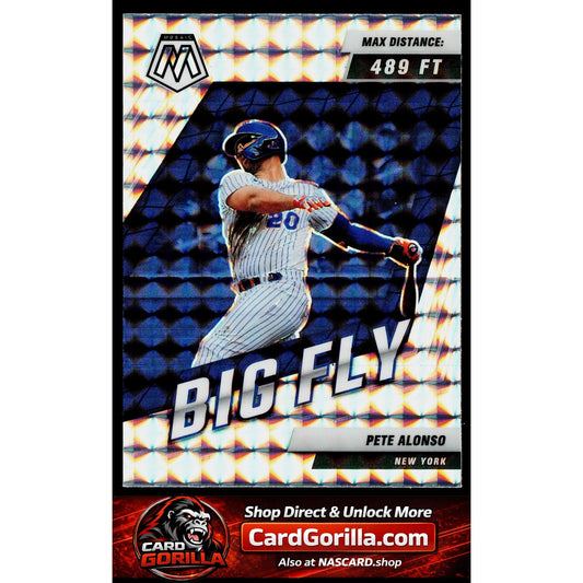 2022 Panini Mosaic #BF-7 Pete Alonso Big Fly Reactive Blue Mosaic #/99