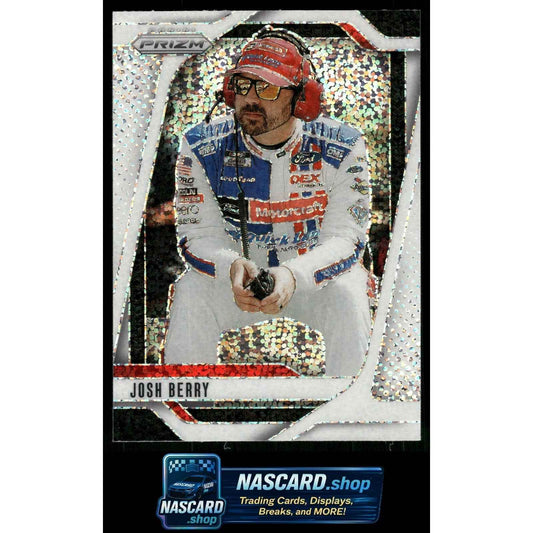 2025 Panini Prizm #82 Josh Berry White Sparkle