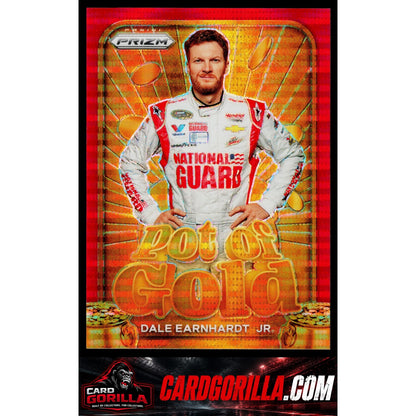 2024 Panini Prizm #2 Dale Earnhardt Jr Pot Of Gold Red Pulsar #/199