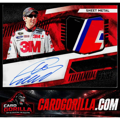 2023 Panini Prime #SSF-GB Greg Biffle Souvenir Signatures Sheet Metal #16/25