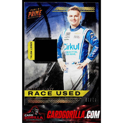 2023 Panini Prime #RU-JHA Justin Haley Race Used Sheet Metal Holo Gold #/25