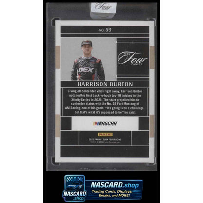 2025 Panini Turn Four #59 Harrison Burton #/75