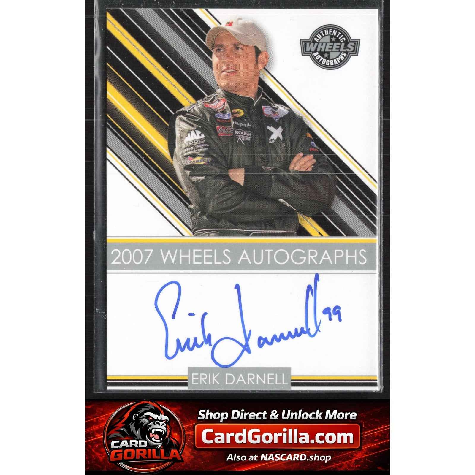 2007 Wheels High Gear #NNO Erik Darnell Wheels Autographs