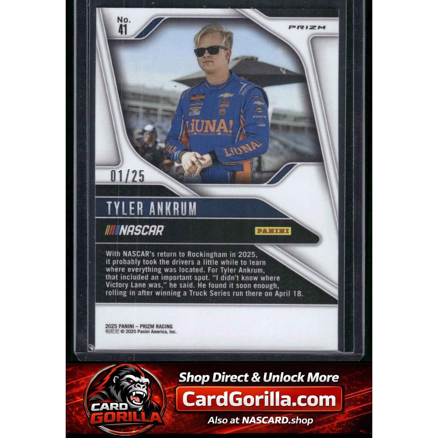 2025 Panini Prizm #41 Tyler Ankrum Mojo #/25