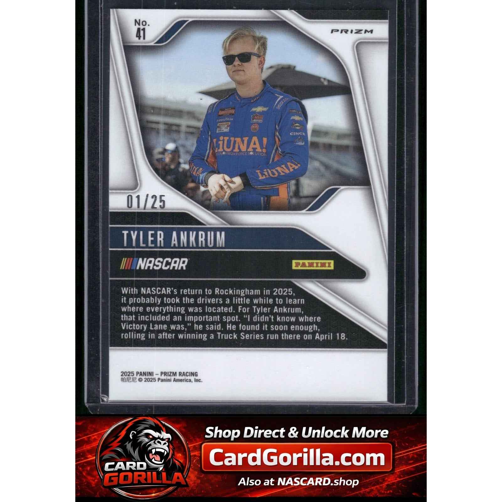 2025 Panini Prizm #41 Tyler Ankrum Mojo #/25