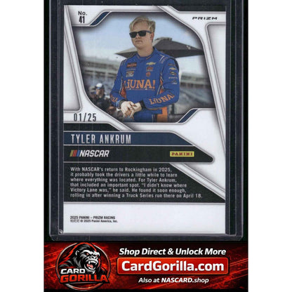 2025 Panini Prizm #41 Tyler Ankrum Mojo #/25