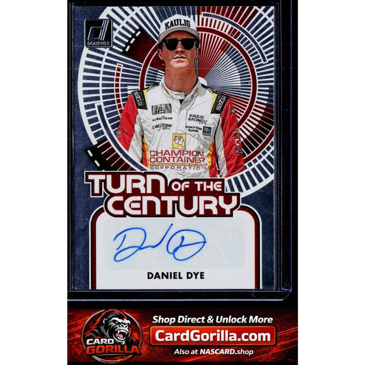 2026 Donruss #TCS-DDY Daniel Dye Turn of the Century Signatures