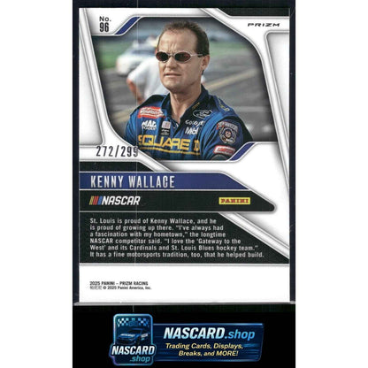 2025 Panini Prizm #96 Kenny Wallace Pulsar #/299