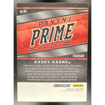 2023 Panini Prime Kasey Kahne #84 Holo Silver /10