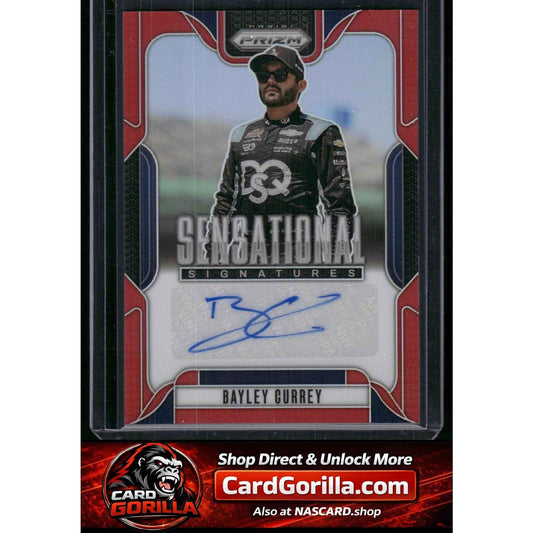 2025 Panini Prizm #SS-BCY Bayley Currey Sensational Signatures Red #/99