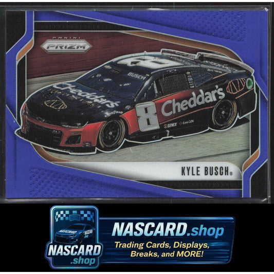 2025 Panini Prizm #121 Kyle Busch Blue #/199