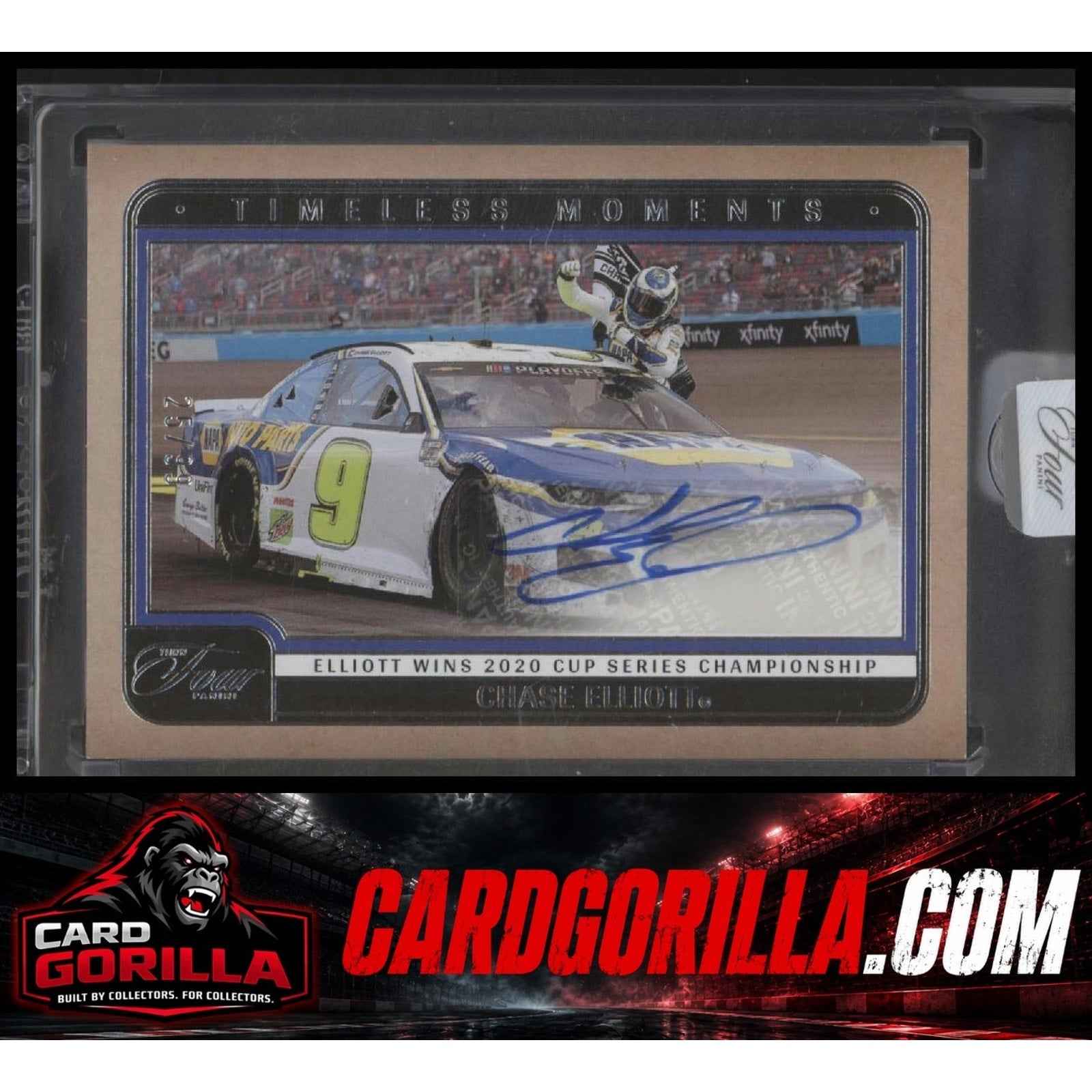 2025 Panini Turn Four #TM-CEL Chase Elliott Timeless Moments #/99