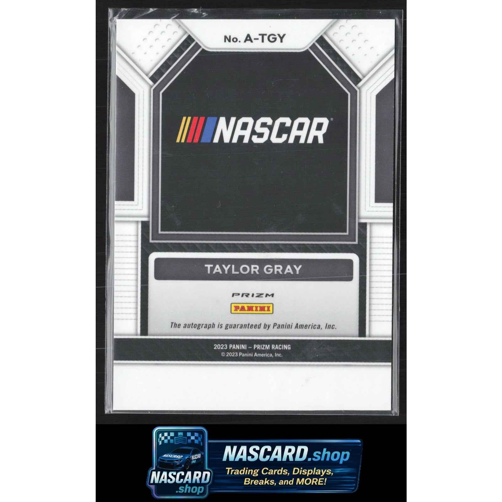 2023 Panini Prizm #A-TGY Taylor Gray Autographs Prizm