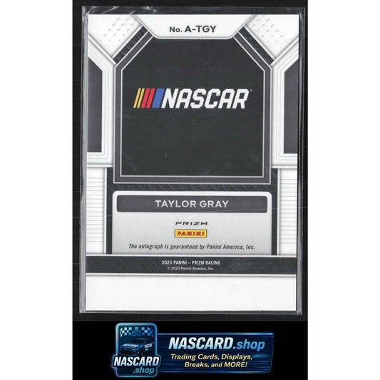2023 Panini Prizm #A-TGY Taylor Gray Autographs Prizm