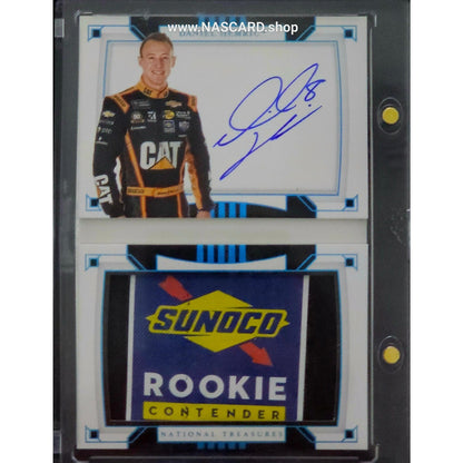 2020 National Treasures Jumbo Patch Booklet Rookie Contender Daniel Hemric 1/1 - NASCARD.shop