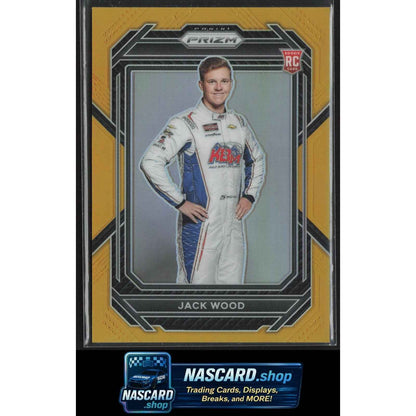 2023 Panini Prizm #56 Jack Wood Gold Prizm #/10 RC