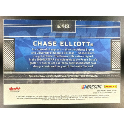 2023 Panini Prime Chase Elliott #N-CEL Names Tires /99 MEM