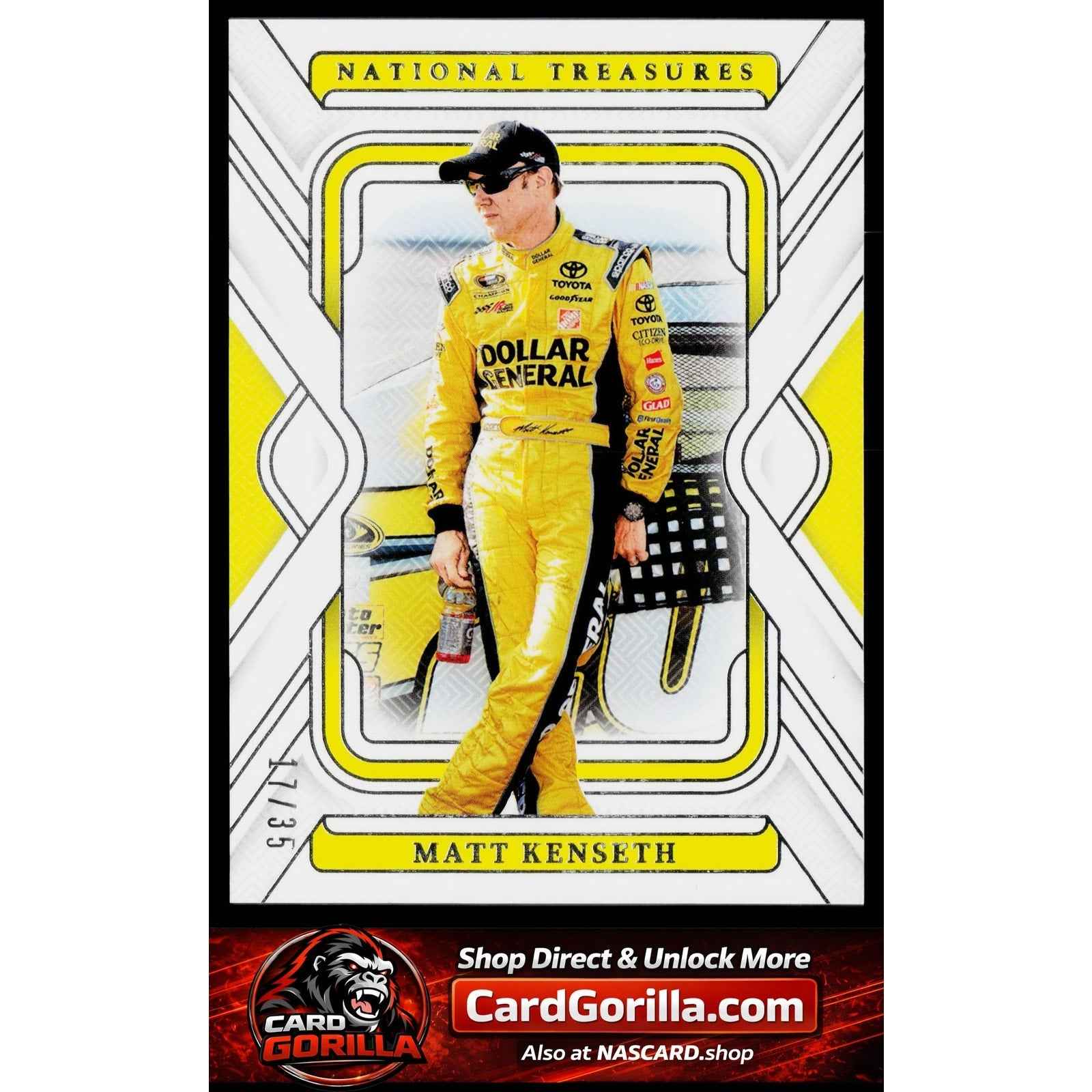 2025 Panini National Treasures #10 Matt Kenseth #/35