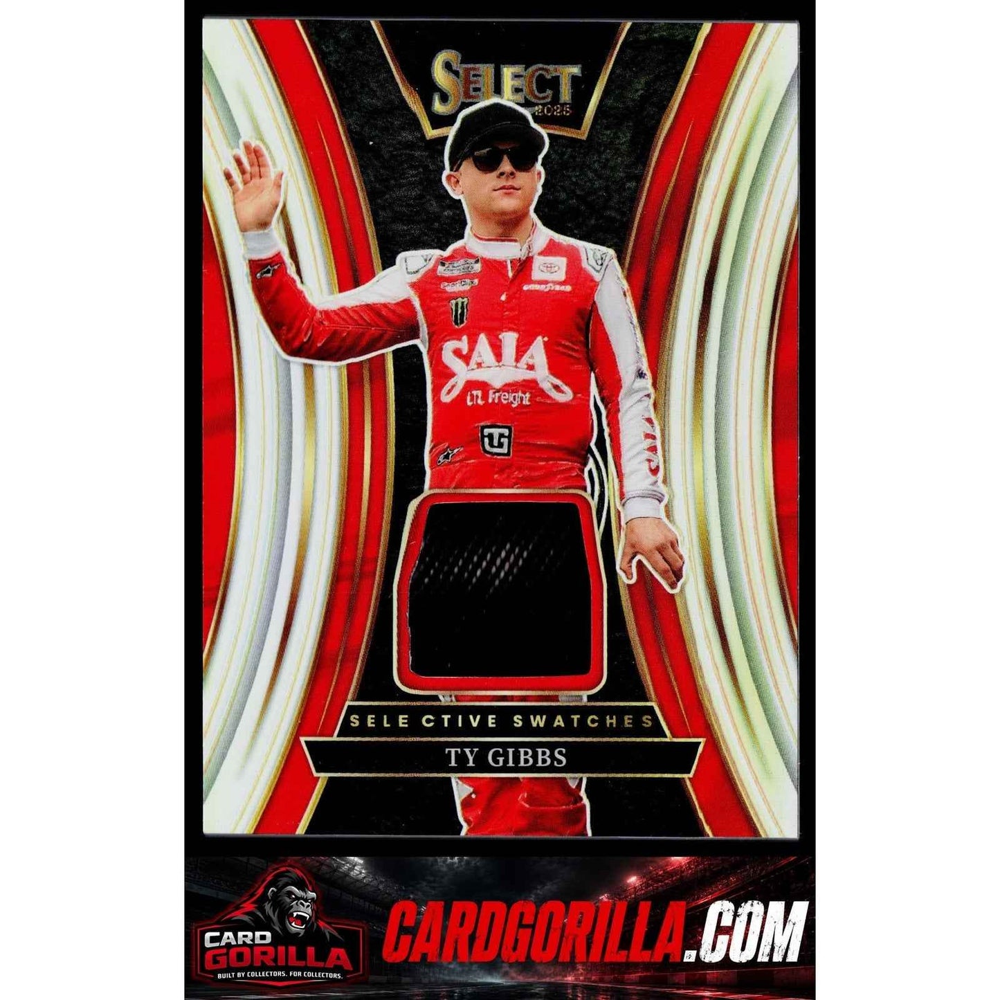 2025 Panini Select #SS-TGS Ty Gibbs Selective Swatches