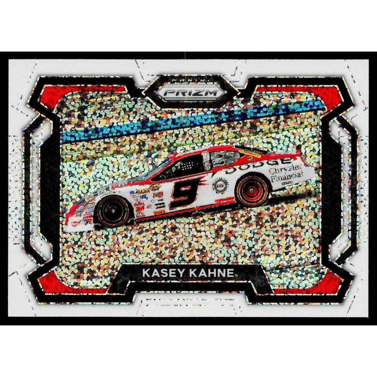 2024 Panini Prizm #31 Kasey Kahne White Sparkle