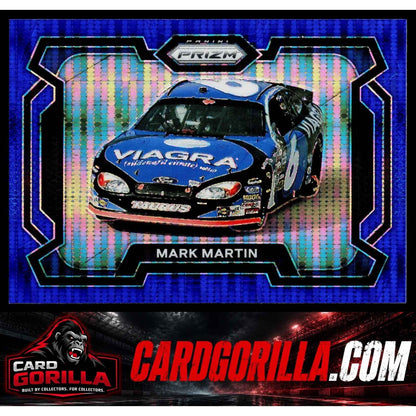 2024 Panini Prizm #61 Mark Martin Blue Pulsar #/75