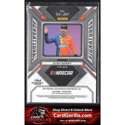2024 Panini Prizm #SS-JBY Josh Berry Sensational Signatures