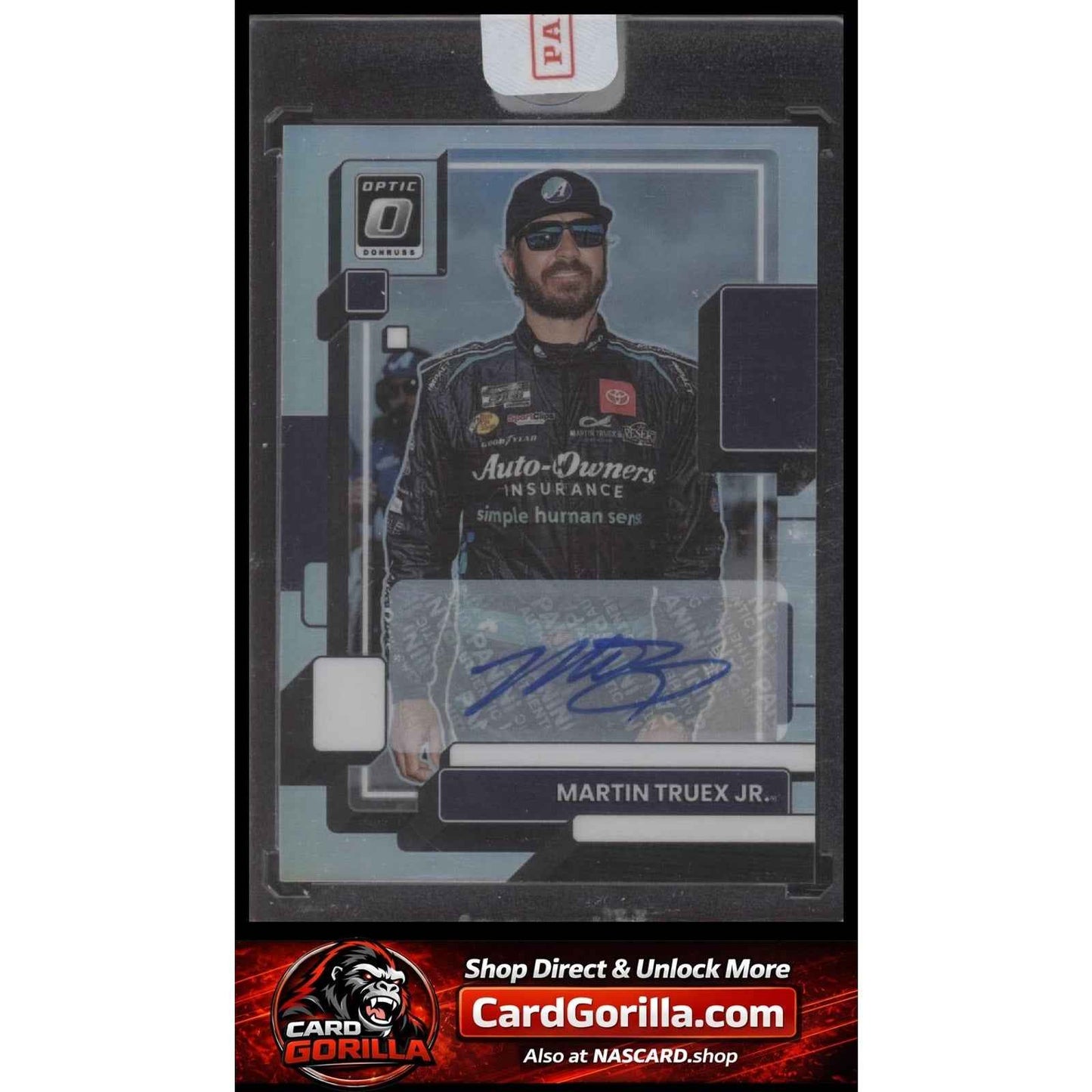 2023 Donruss #34 Martin Truex Jr. Optic Signatures Holo #/49