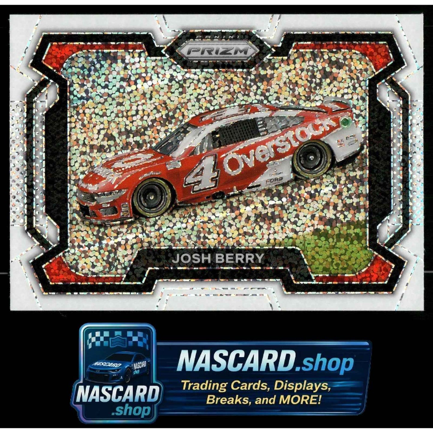 2024 Panini Prizm #55 Josh Berry White Sparkle