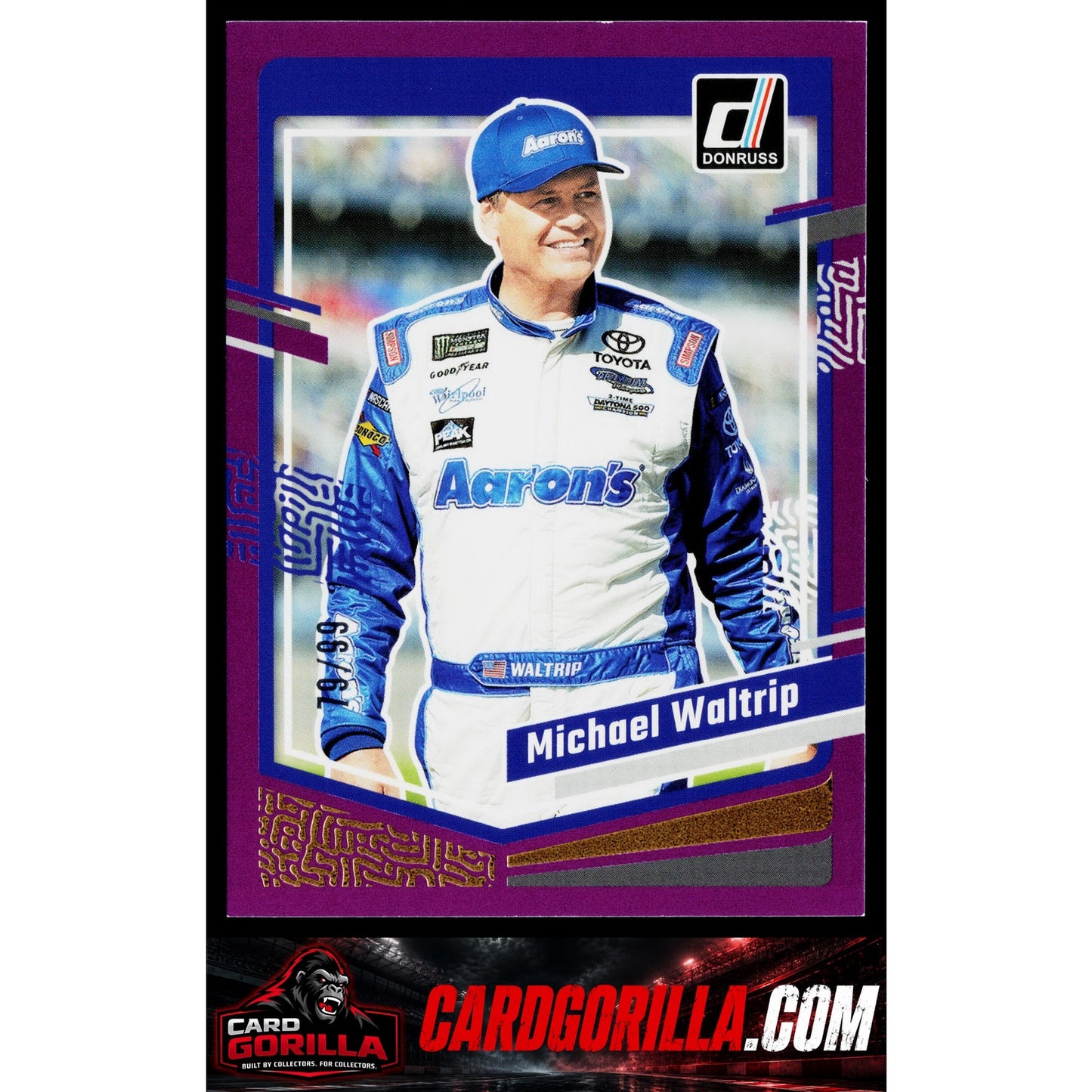 2024 Donruss #37 Michael Waltrip Purple #/99